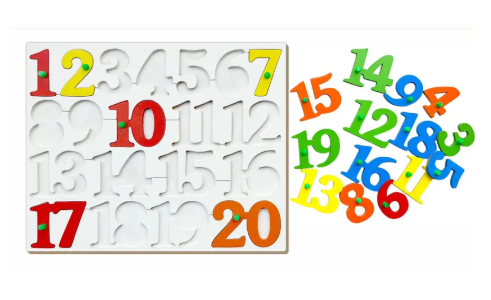 Lg/Numbers 1 - 20 Inset Tray