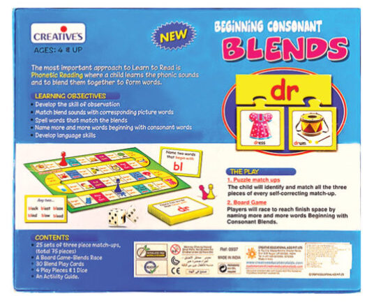 Cr/Beginning Consonant Blends