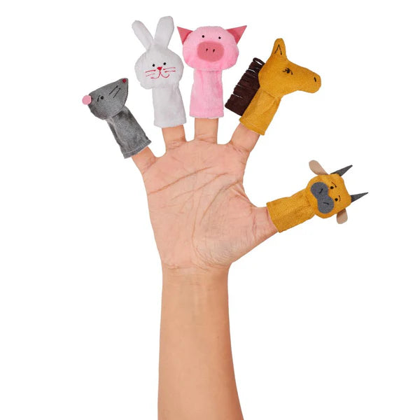 Finger Puppets Domestic Animals Set 1