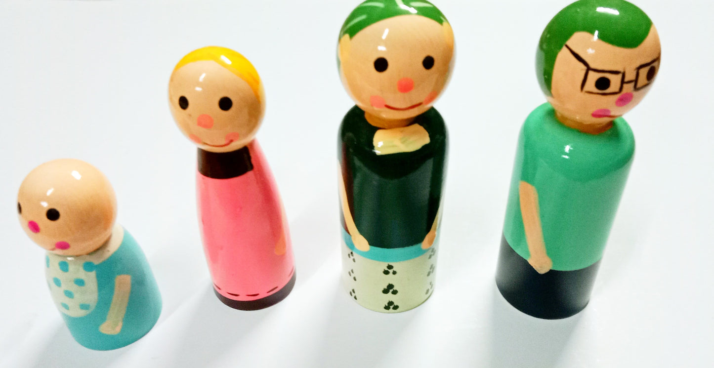 Wooden Family set