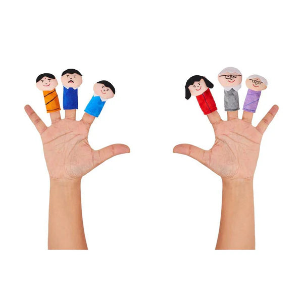 Finger Puppets Indian Family