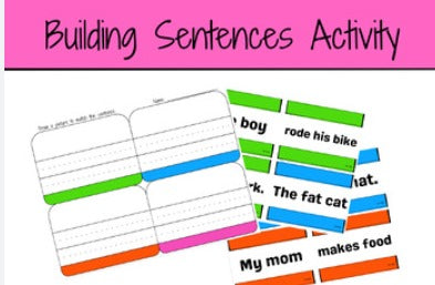Build A Sentence Part 2