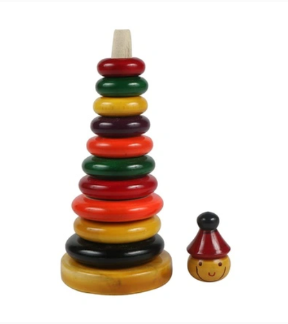 Cn/Wooden Ring Stacking Toy