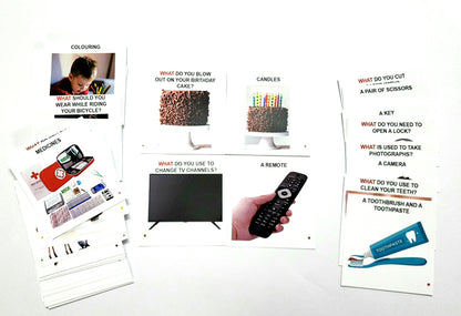 WH Questions Flash cards Find Out What....?