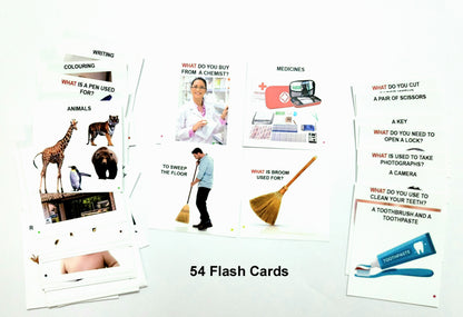 WH Questions Flash cards Find Out What....?