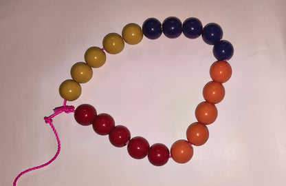 Cn/Wooden Bead chain color 20 Beads