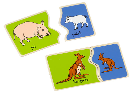 Vr/Wooden Animal Baby Matching