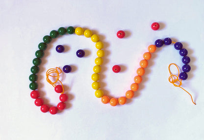 Wooden Bead chain - 50 color Beads