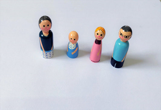 Wooden Family set