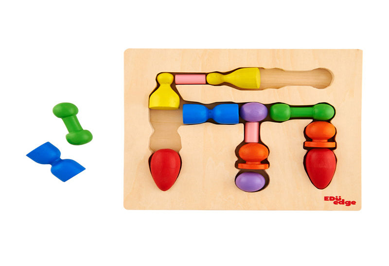 Fill The Slot wooden Manipulative set 1