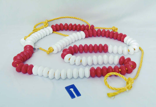 Math Hundred 100 Stringing  Big Beads - Ganit Mala Big