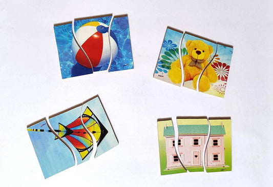 4 Puzzle Toys set of 4 Jigsaw Puzzles