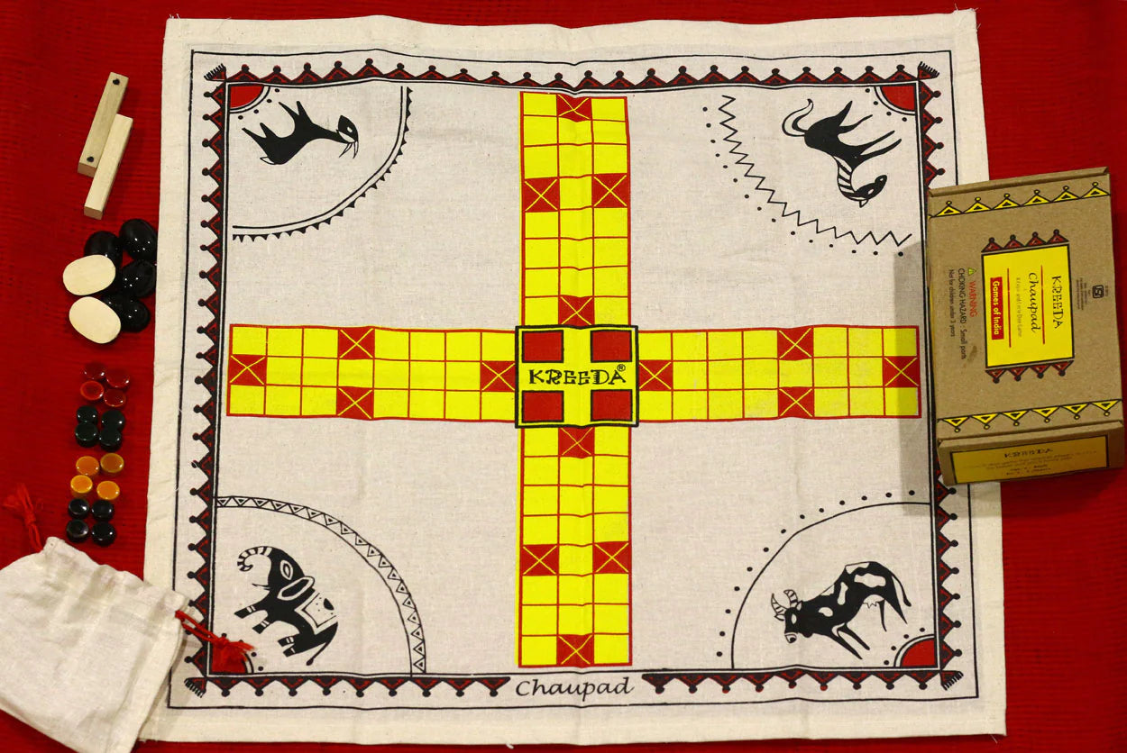 Chaupad Chaupar, Chopad, Pachisi, Ludo, Pagade Aksha Kreeda, Dayakattam, Chokkattan