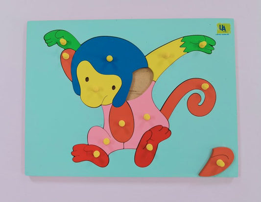 Lg/Inset Tray Puzzle Monkey