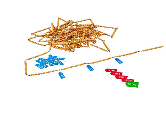 Monsteesori Golden Bead Chain 1000