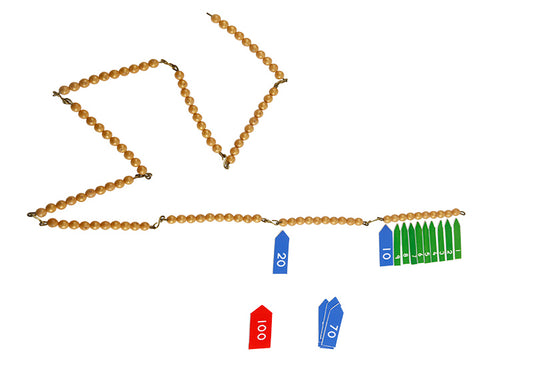 Montessori Golden Bead set 100