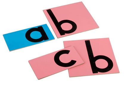 Vr/Montessori Sandpaper Small Letters/Print Letters