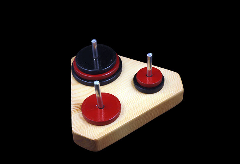 Hanoi Tower Brahma Tower Wooden Brain Teaser