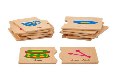 Vr/Object Matching - Gotogether Wooden Picture Tiles set