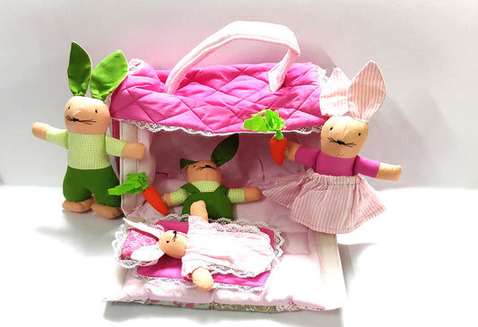 Bunny House Soft Toy House