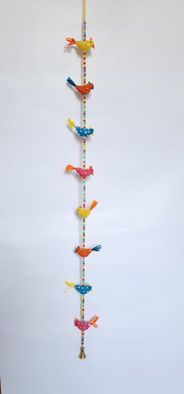 Ss/Spotty bird Hanging with bell