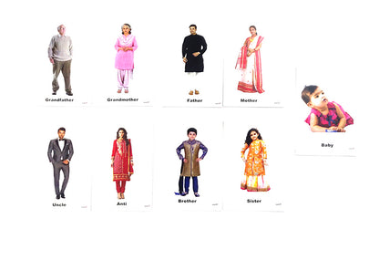 My Family Cards Flash Cards