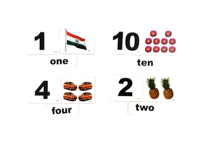 Numbers With Picture Matching Cards1-10