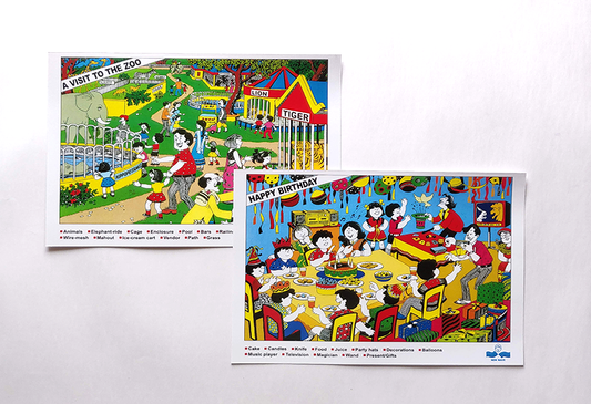 Conversation Charts Topic Cards Talk About Picture Set of 10