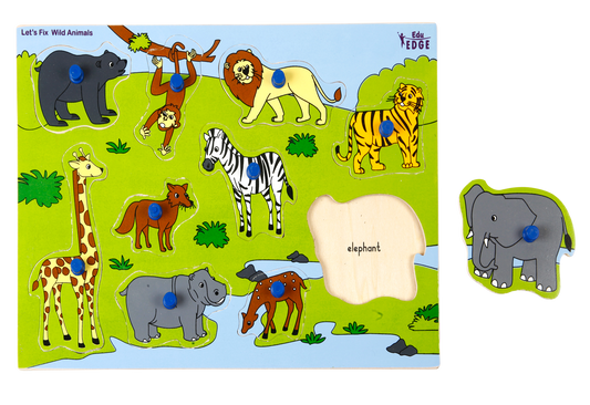 Vr/Inset Tray Wild Animals Puzzle