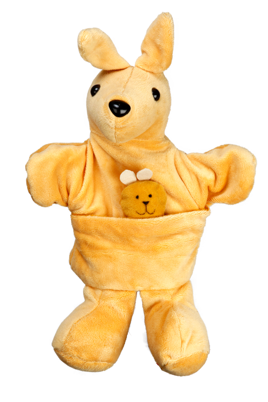 Vr/Glove Puppet Kangaroo with joey set