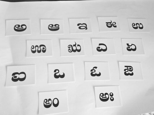 Kannada Alphabets