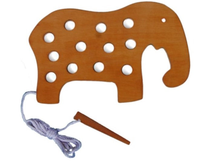Wooden Lacing Elephant
