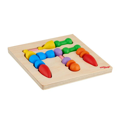 Fill The Slot wooden Manipulative set 1