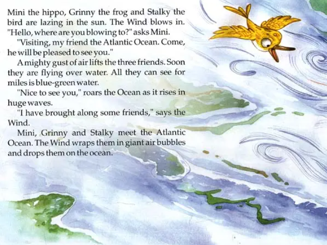 Mini Visits The Atlantic Ocean English