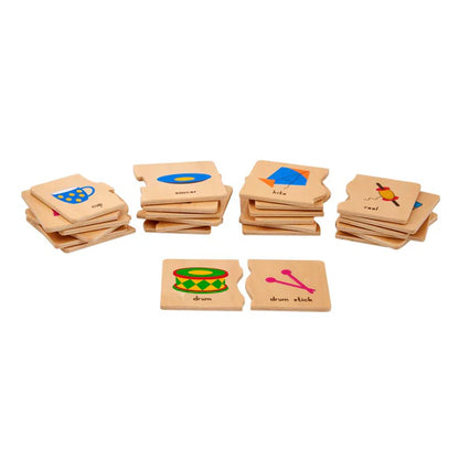 Vr/Object Matching - Gotogether Wooden Picture Tiles set