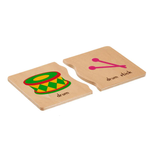 Vr/Object Matching - Gotogether Wooden Picture Tiles set