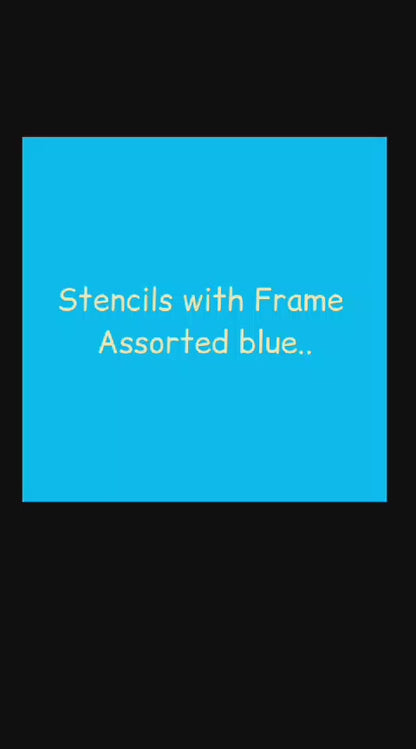 Stencils With Frame Assorted