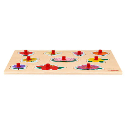 Vr/Wooden Inset Tray Puzzle Flowers