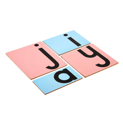 Vr/Montessori Sandpaper Small Letters/Print Letters