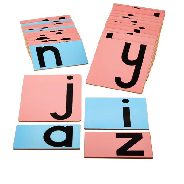 Vr/Montessori Sandpaper Small Letters/Print Letters