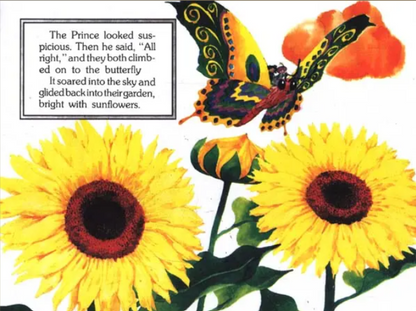 Sunflowers And Butterflies English