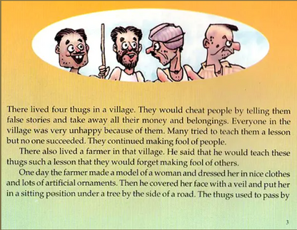 The Clever Farmer and Four Thugs - English set