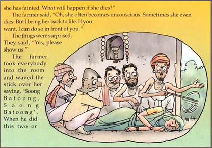 The Clever Farmer and Four Thugs - English set