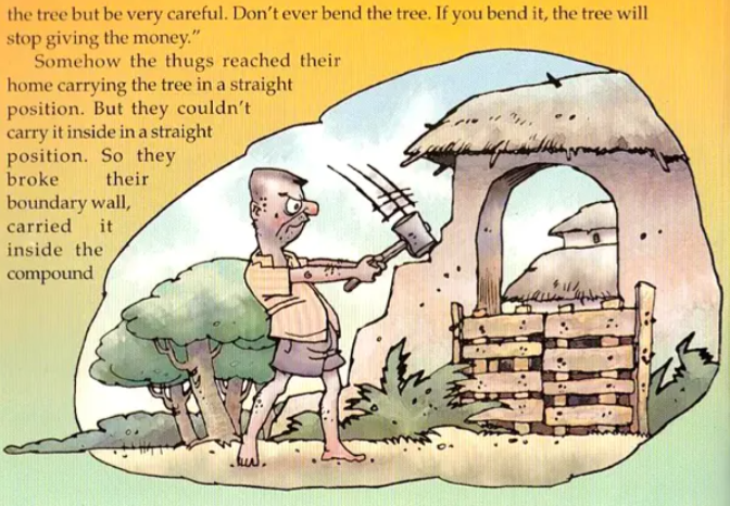 The Clever Farmer and Four Thugs - English set