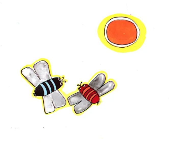 N/Eng The Flower And The Bee