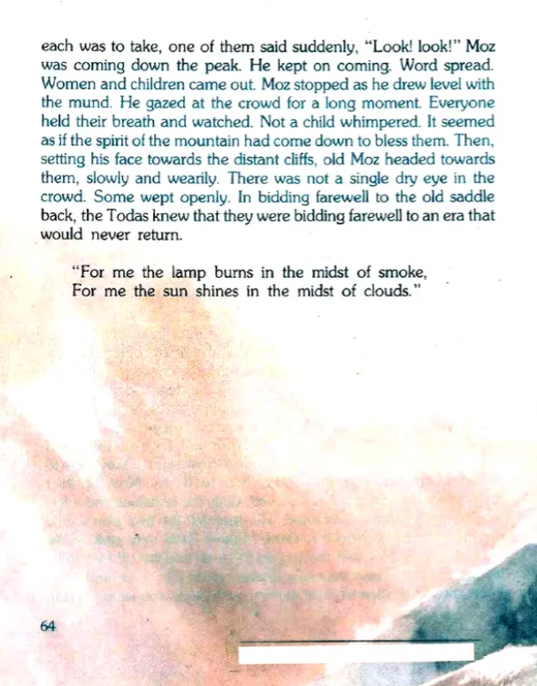 The Toda And The Tahr English