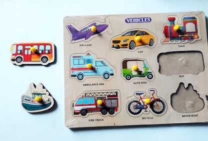 Ht/Vehicles Inset Tray Puzzle - Big
